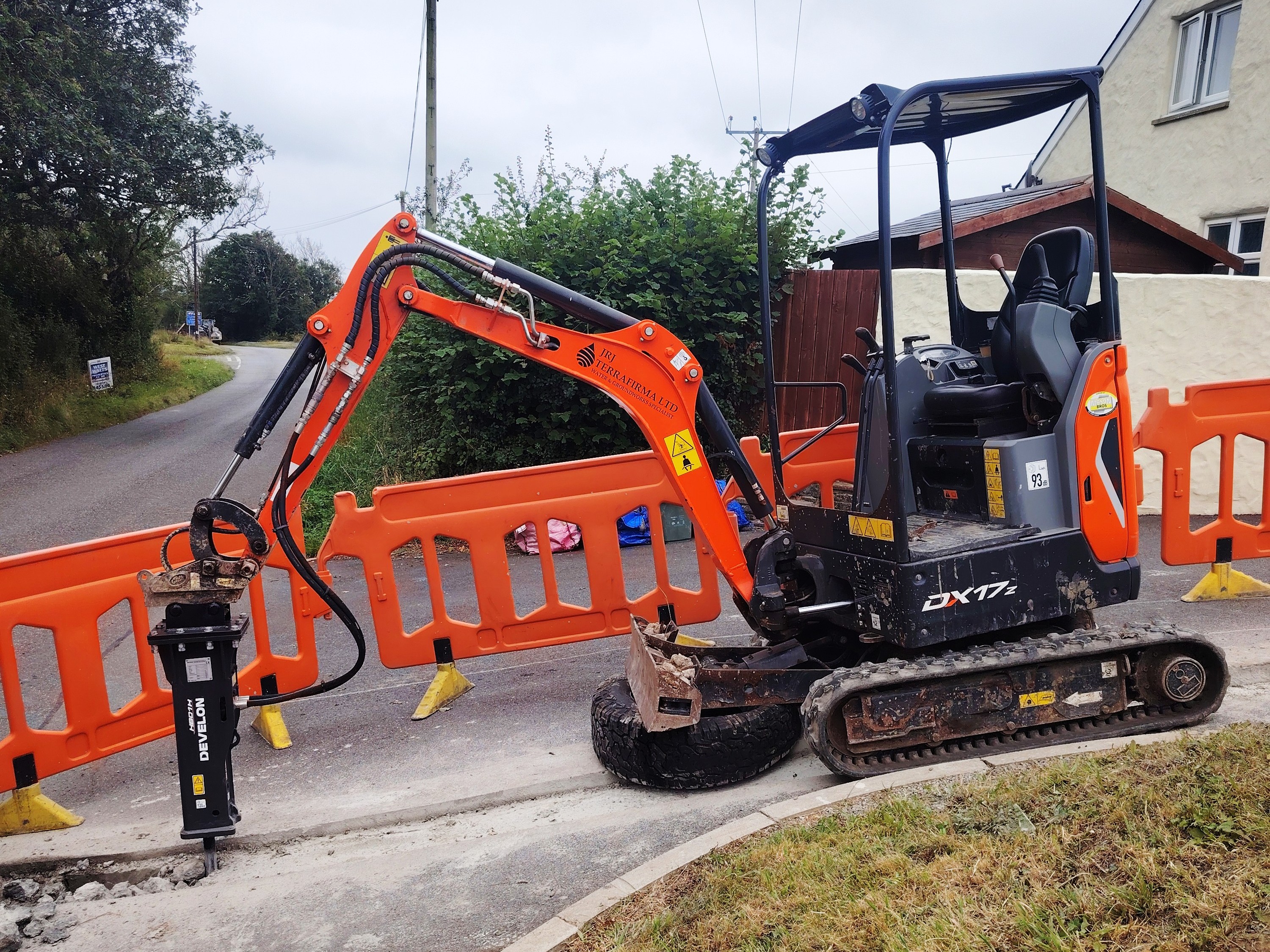 Digger hire Camarthenshire